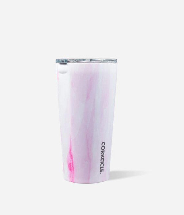 16oz Tumbler - Pink Marble