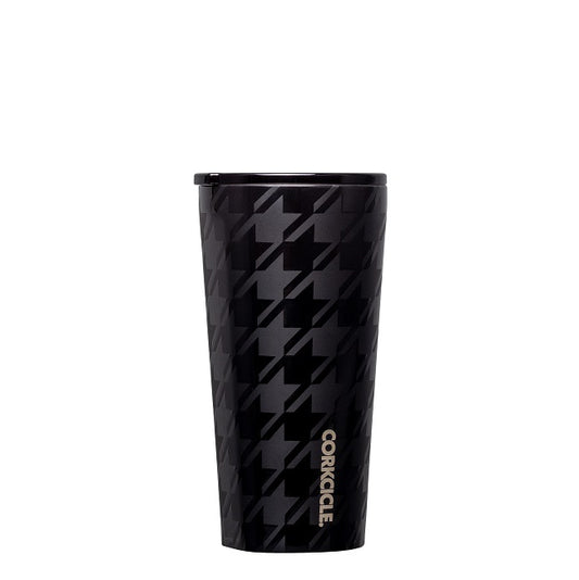 16oz Tumbler - Onyx Houndstooth