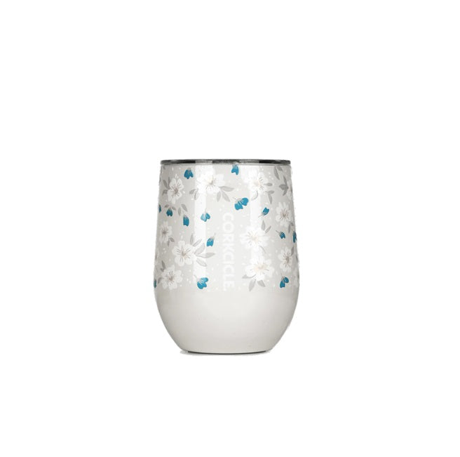 12oz Stemless - Ditsy Floral Cream