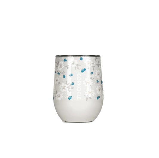 12oz Stemless - Ditsy Floral Cream