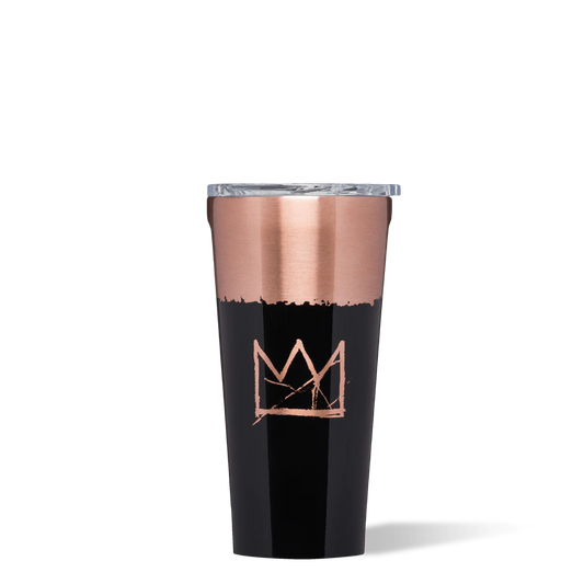 16oz Tumbler - Basquiat Copper Crown