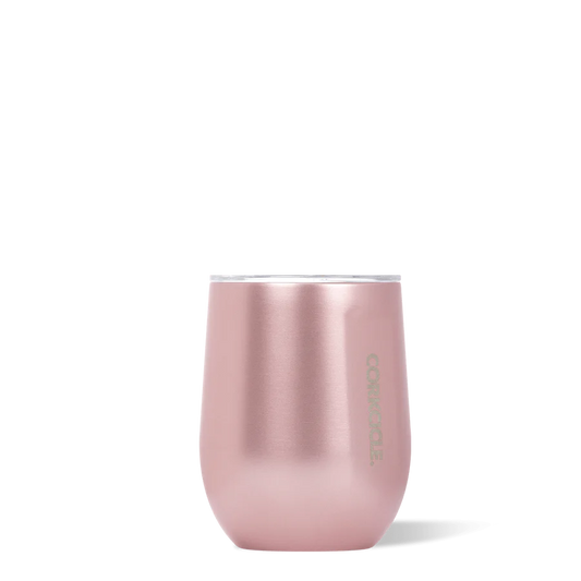 12oz Stemless - Rosé Metallic